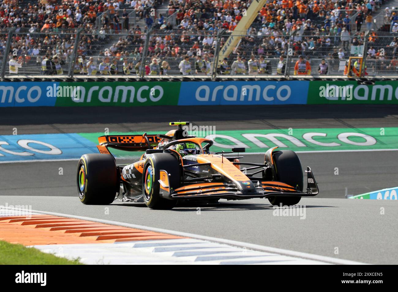 Zandvoort, Niederlande. 23 agosto 2024. Zandvoort, Niederlande 22.- 25. Agosto 2024: FIA - Formel 1 - WM - Gran Premio d'Olanda - 2024 IM Bild: Lando Norris (GBR) credito: dpa/Alamy Live News Foto Stock