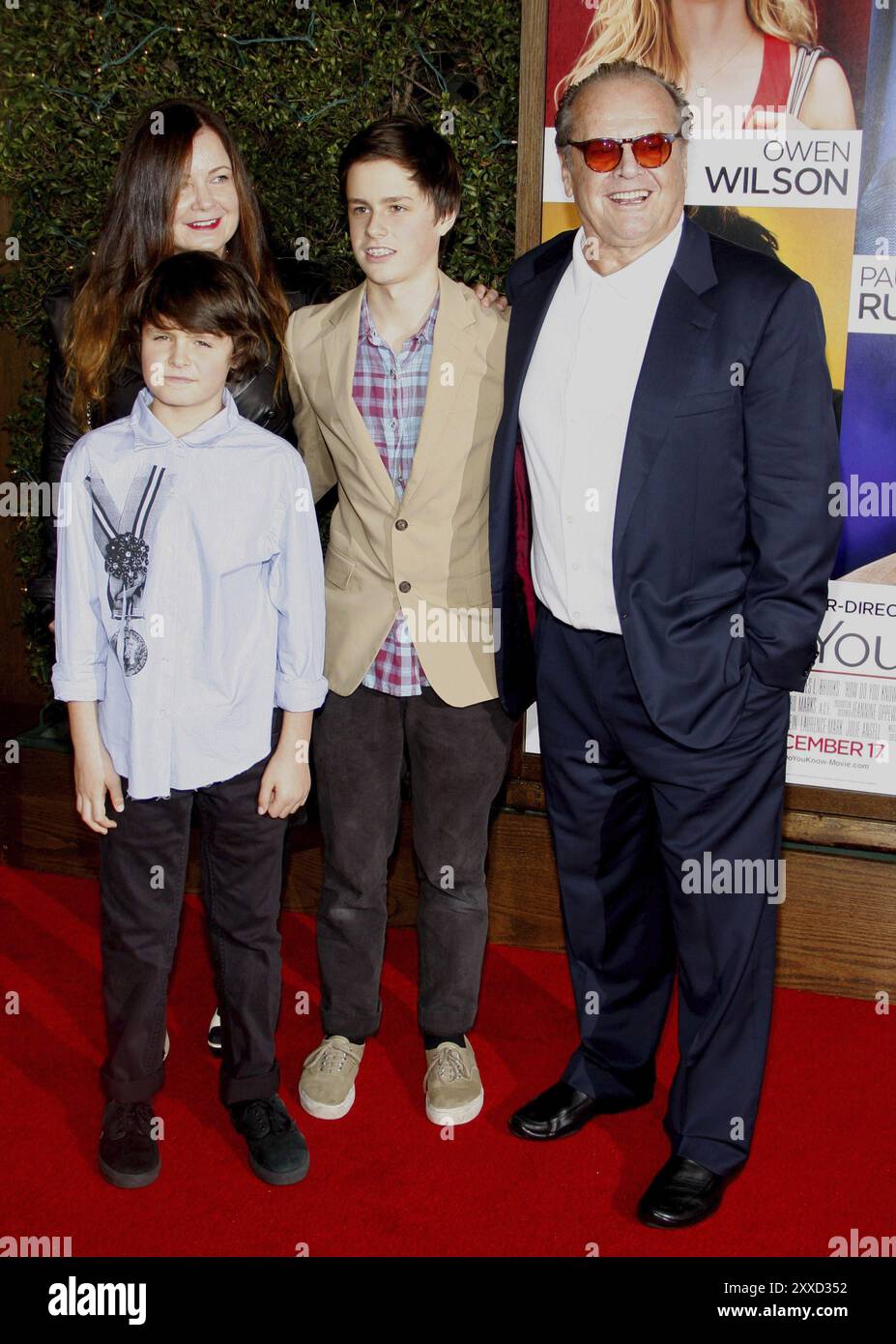 Jack Nicholson alla prima di Los Angeles di 'come lo sai' tenuta al Regency Village Theatre di Westwood il 13 dicembre 2010. Credito: Lumeimag Foto Stock