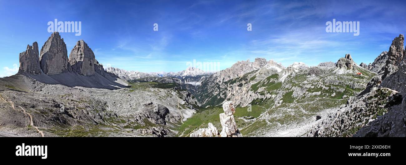 Pano delle Dolomiti Foto Stock