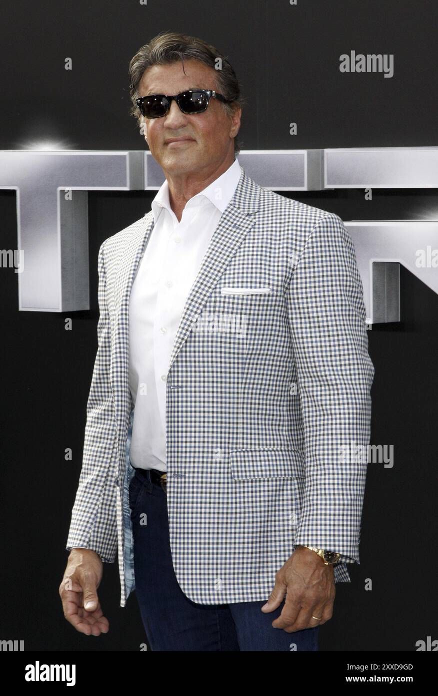 Sylvester Stallone alla prima di "Terminator Genisys" tenutasi a Los Angeles al Dolby Theatre di Hollywood, USA il 28 giugno 2015 Foto Stock Sylvester Stallone alla prima di "Terminator Genisys" tenutasi a Los Angeles al Dolby Theatre di Hollywood, USA il 28 giugno 2015 Foto Stock
