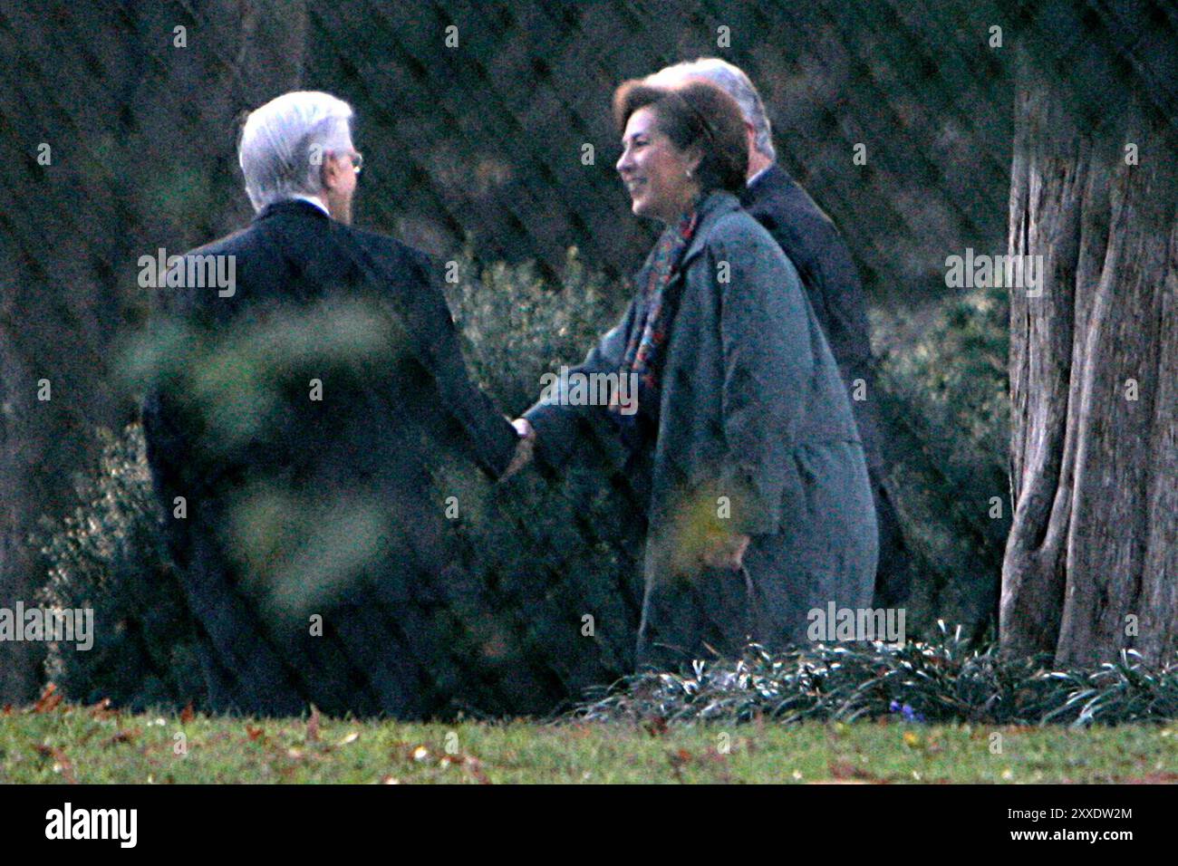 La cosiddetta Fellowship, politici di alto profilo che si dedicano a Gesù Cristo, si riunisce nella proprietà della Fellowship "The Cedars" ad Arlington, Virginia. Foto Stock