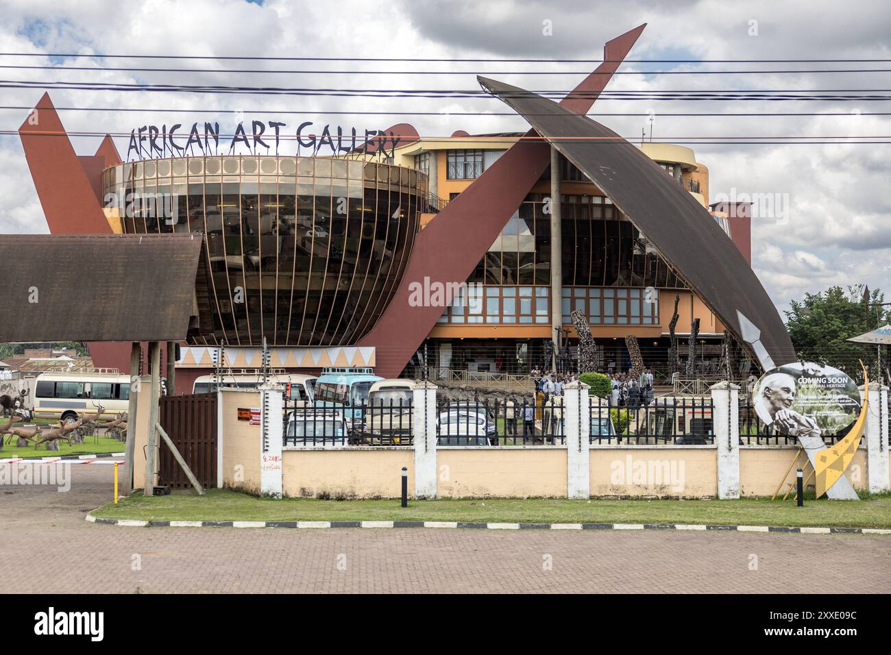 African Art Gallery, Arusha, Tanzania Foto Stock