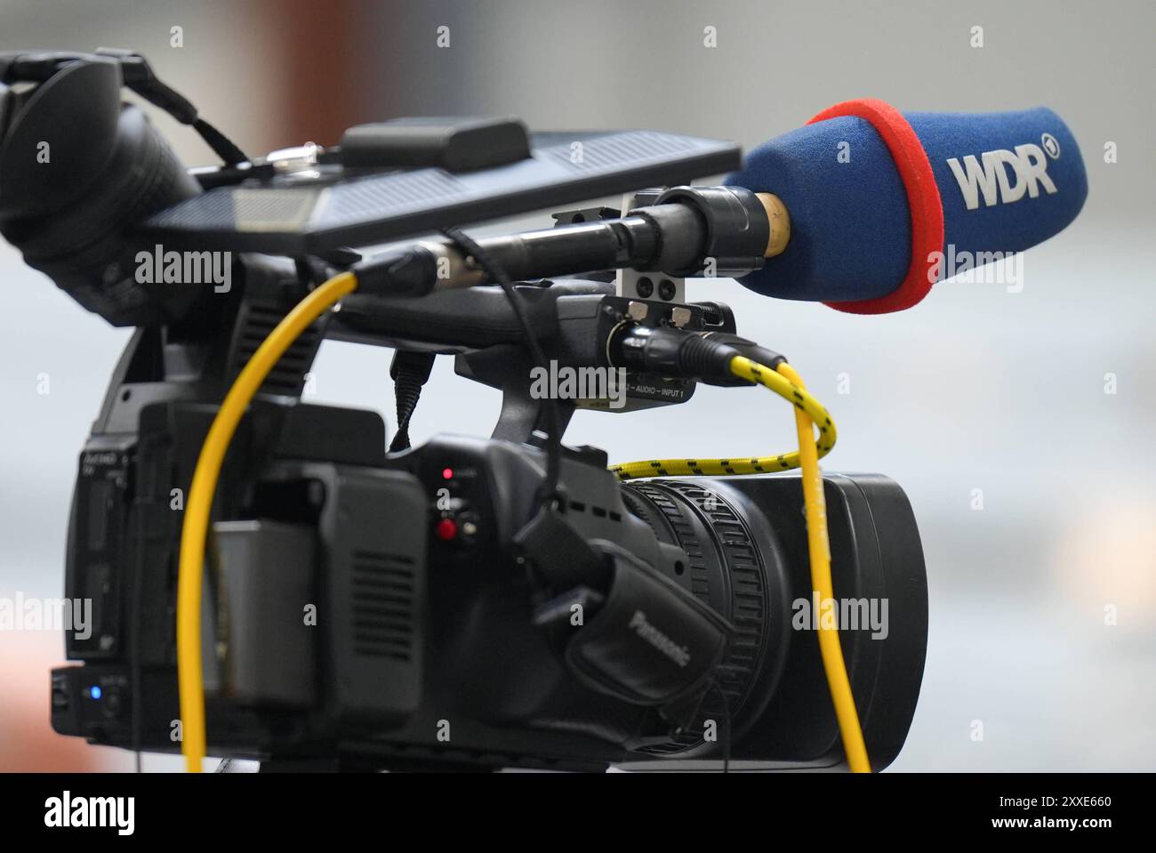 Symbolfoto und Themenbild WDR Fernsehen Symbolbild und Themenfoto WDR TV und Fernsehen mit TV Kamera Deutschland *** foto simbolo e foto tema televisione WDR foto simbolo e foto tema TV WDR e televisione con fotocamera TV Germania Foto Stock