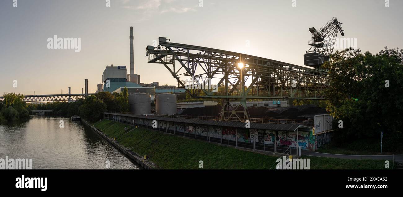 La centrale elettrica Muenster di Stoccarda, Germania Foto Stock