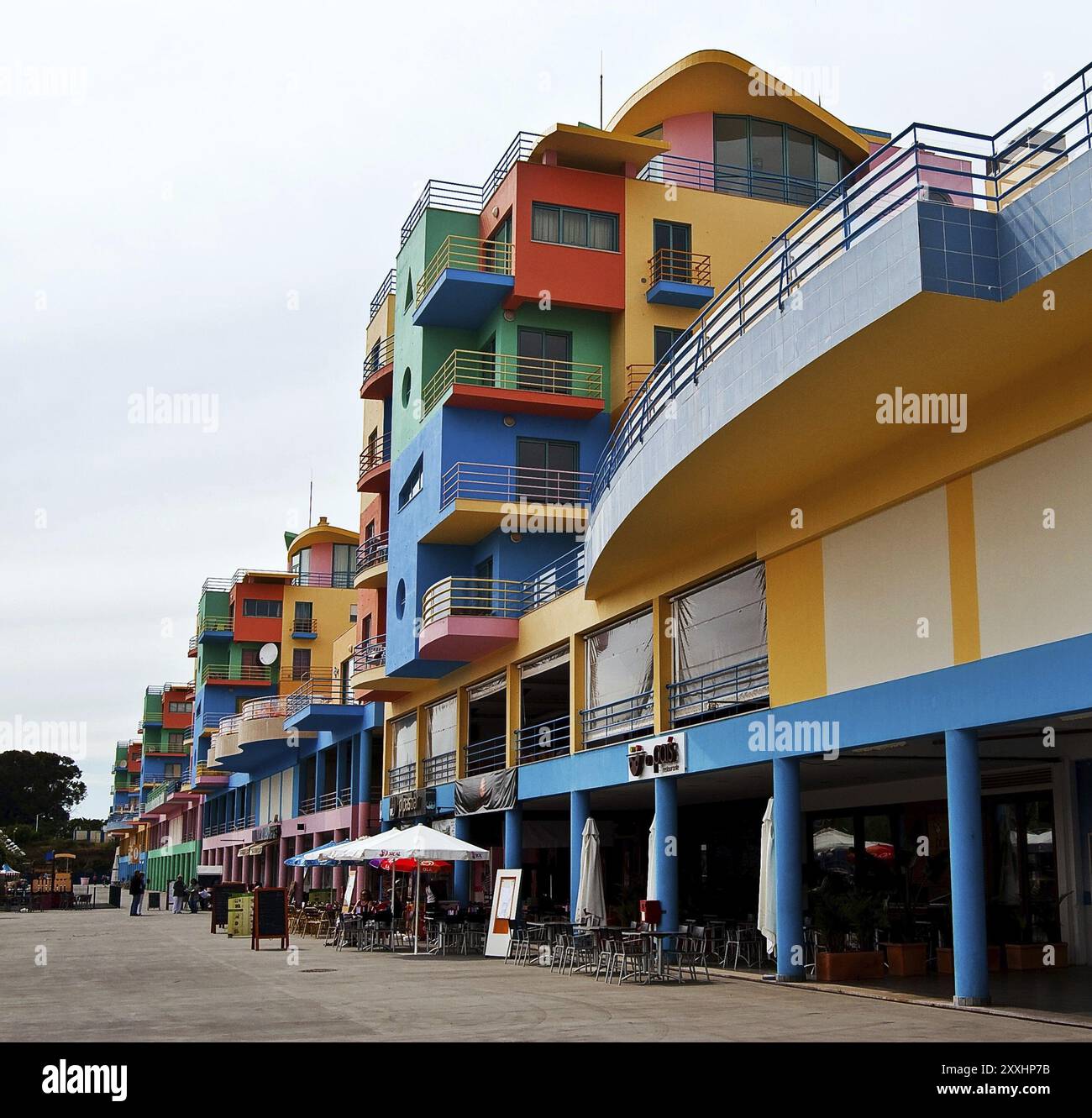 Porto turistico di Albufera, Portogallo, Europa Foto Stock