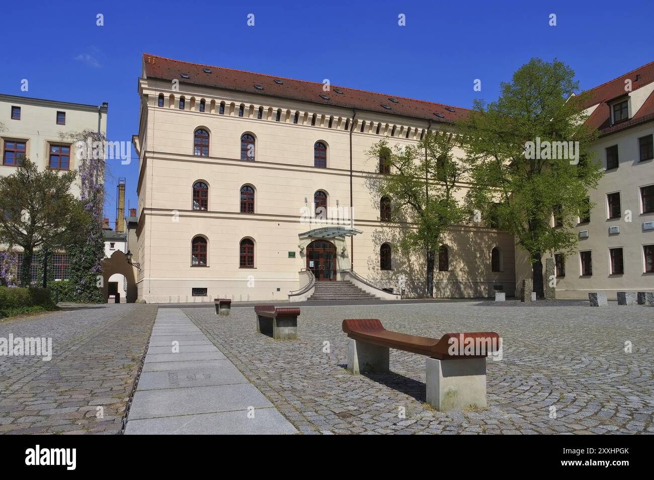 Wittenberg, l'università tradizionale Leucorea, l'università tradizionale Leucorea Foto Stock