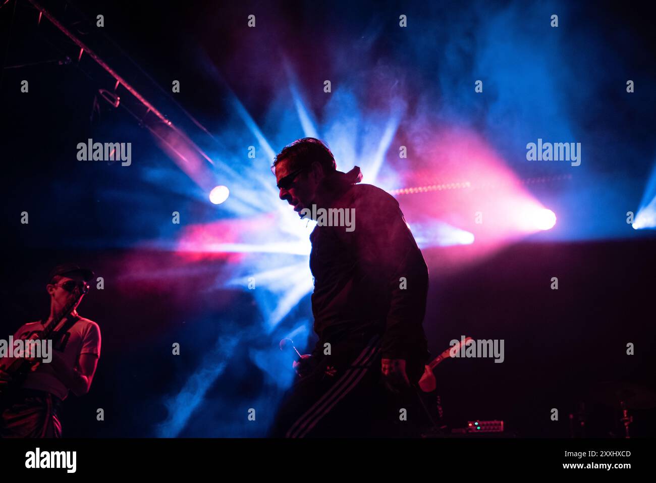 Reading, Berkshire, Regno Unito. 24 agosto 2024. I Viagra Boys intrattenono i fan sul palco del Festival Republic come secondo giorno del Reading Festival. Cristina Massei/Alamy Live News Foto Stock