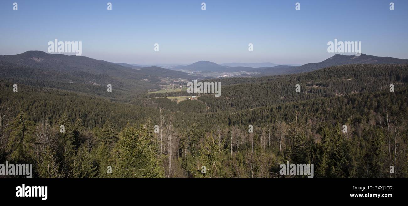 Vista dall'Hindenburg Pulpit Foto Stock