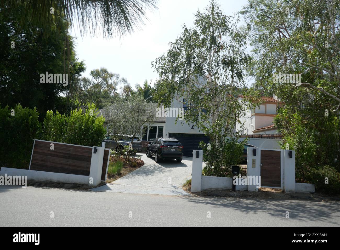 Los Angeles, California, USA 23 agosto 2024 Actor Bela Lugosi ex casa/casa al 3714 Lankershim Blvd il 23 agosto 2024 a Los Angeles, California, USA. Foto di Barry King/Alamy Stock Photo Foto Stock