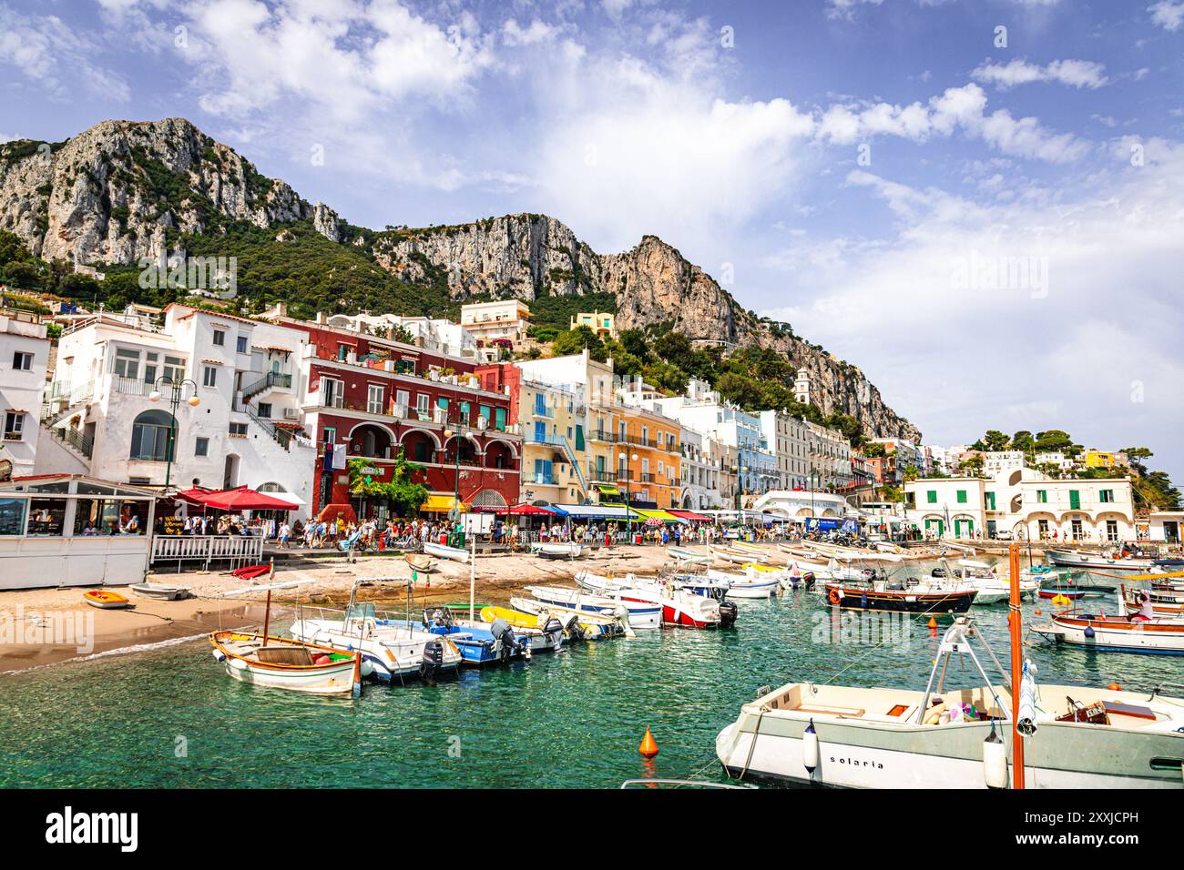 Marina Grande di Capri ITALIA Foto Stock
