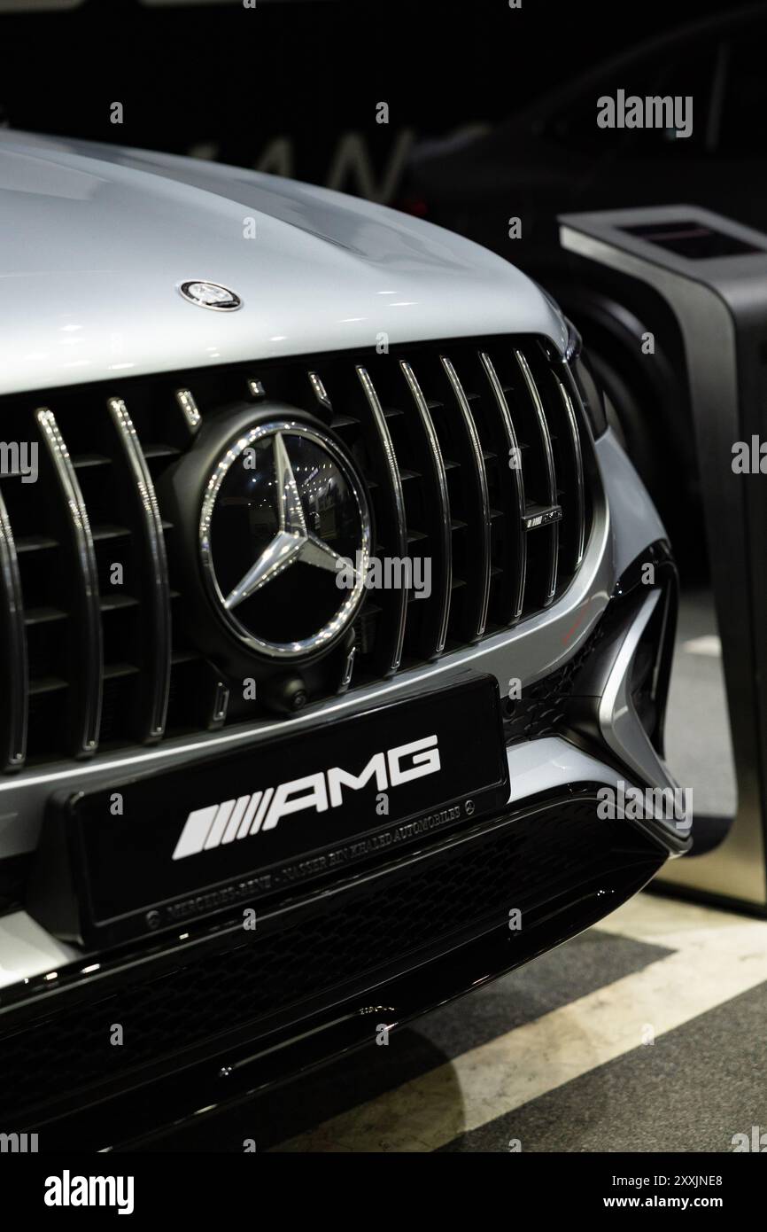 Mercedes AMG Logo Steering Wheel D Shape Interior Badge Emblem 2015 - 2018 - Foto 2