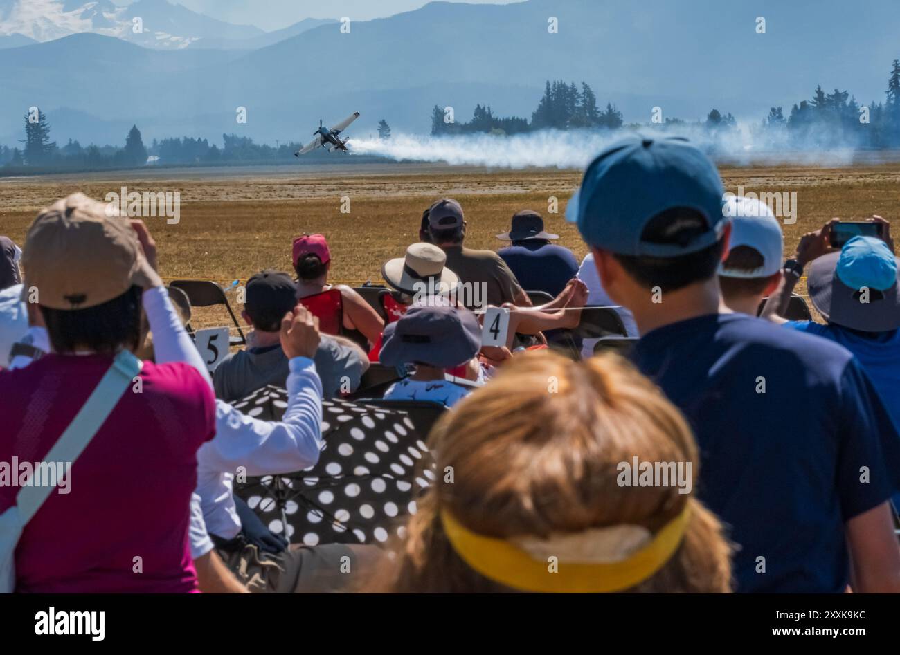 Canada BC, Abbotsford Airshow 2023. Il Canadian International Air Show in Nord America. Spettacolo aereo canadese con emozionanti acrobazie aeree. PEO Foto Stock