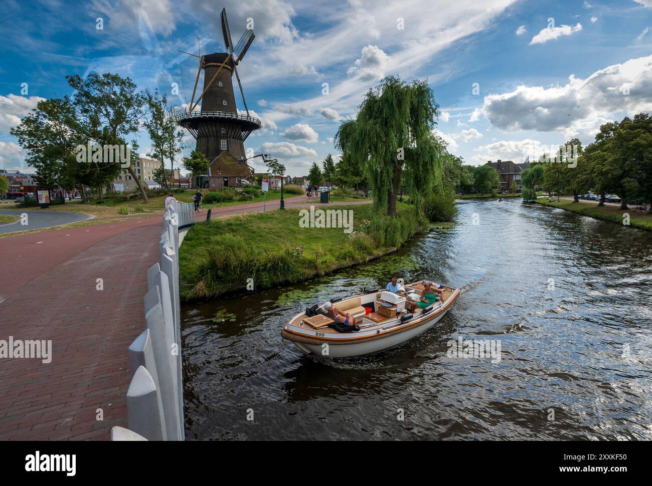 Leida, nella provincia olandese dell'Olanda meridionale. Foto Stock