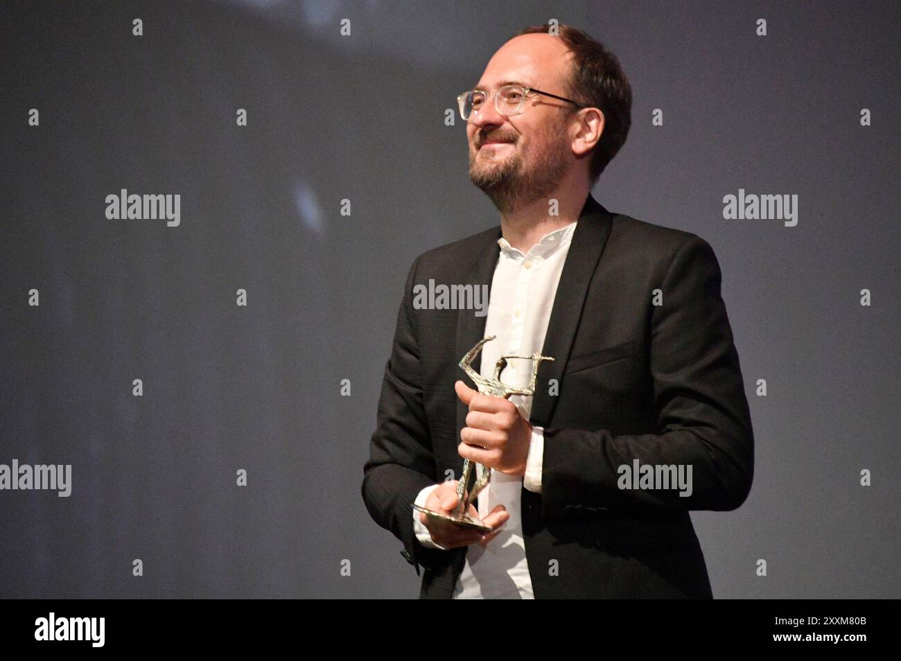 Radek Wegrzyn bei der 66. Verleihung vom Ernst-Lubitsch-Preis 2024 im Zoo Palast. Berlino, 25.08.2024 *** Radek Wegrzyn alla cerimonia di premiazione 66 del Premio Ernst Lubitsch 2024 allo Zoo Palast di Berlino, 25 08 2024 foto:Xn.xKubelkax/xFuturexImagex lubitsch_preis2024_0056 Foto Stock
