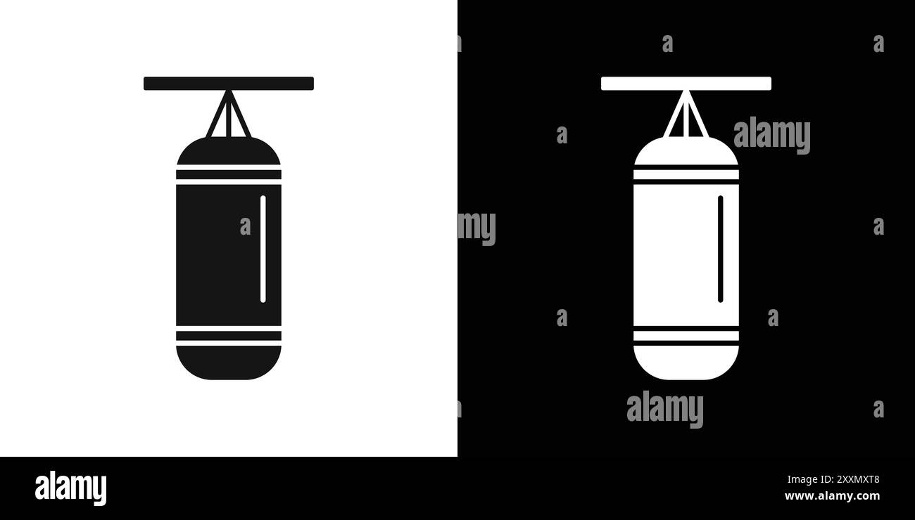 Confezione con logo vettoriale o confezione da boxe Illustrazione Vettoriale