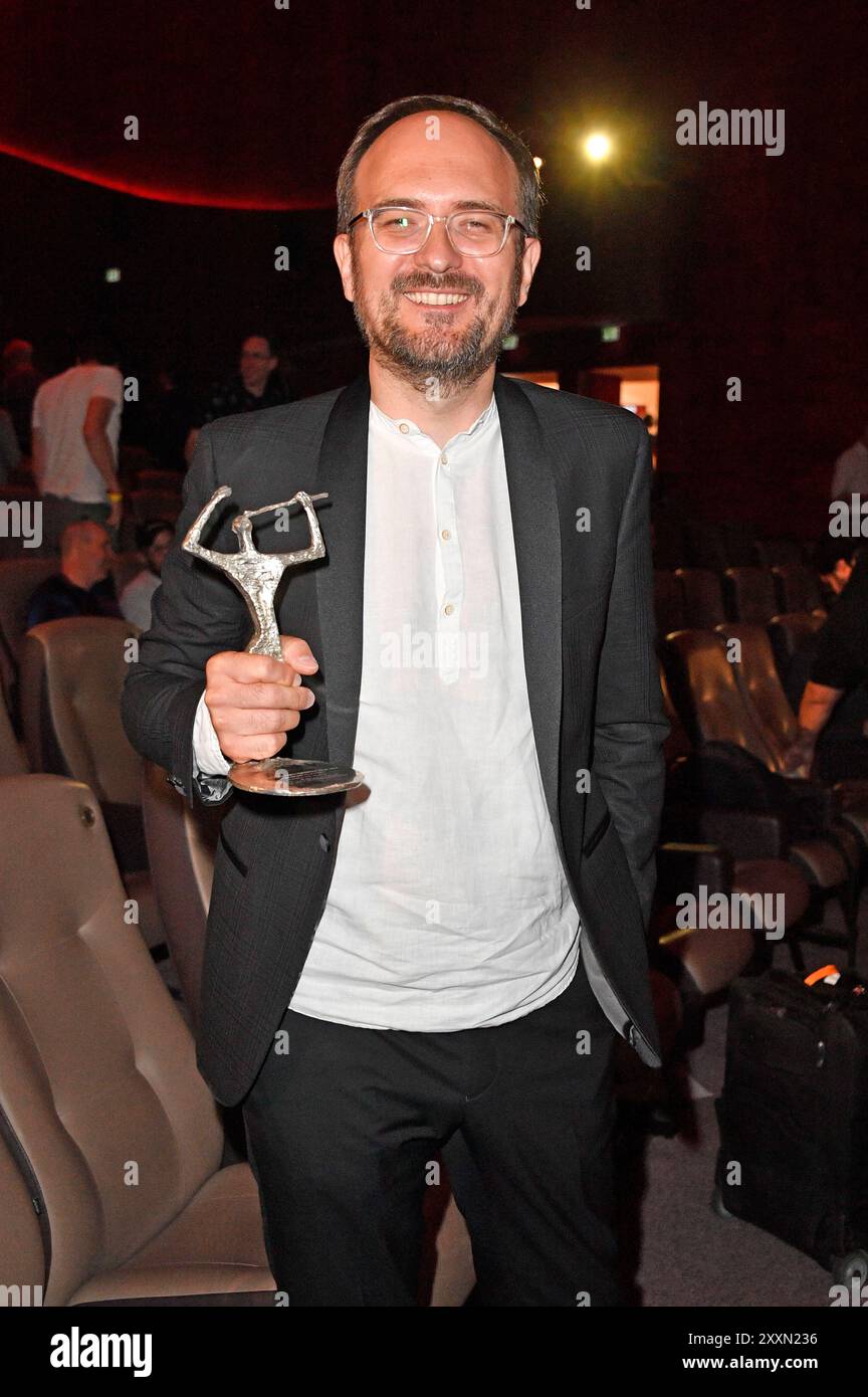 Radek Wegrzyn bei der 66. Verleihung vom Ernst-Lubitsch-Preis 2024 im Zoo Palast. Berlino, 25.08.2024 *** Radek Wegrzyn alla cerimonia di premiazione 66 del Premio Ernst Lubitsch 2024 allo Zoo Palast di Berlino, 25 08 2024 foto:Xn.xKubelkax/xFuturexImagex lubitsch_preis2024_0482 Foto Stock