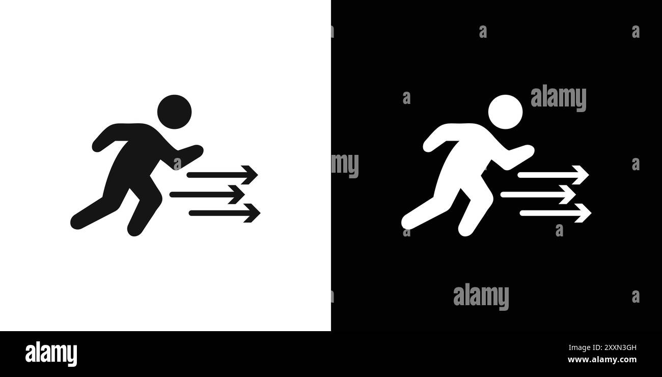 Insieme di logo vettoriale dell'icona Sprint o gruppo pacchetto Illustrazione Vettoriale