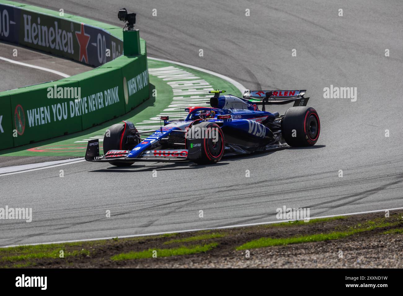 Circuito Zandvoort, Zandvoort, Paesi Bassi. 25.August.2024; Yuki Tsunoda del Giappone e Visa Cash App RB Formula One Team durante il Gran Premio d'Italia di Formula 1 crediti: Jay Hirano/AFLO/Alamy Live News Foto Stock