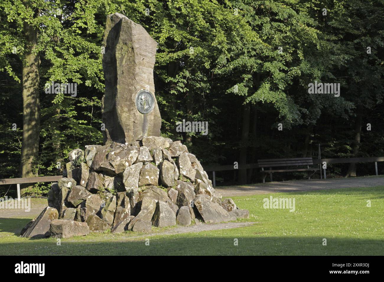 Bismarck Monument presso Hermann Monument Foto Stock