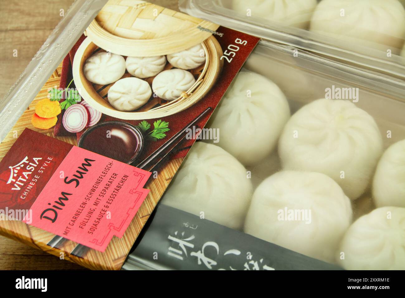 Dim sum Vitasia Chinese Style und Deutsche Verpackung Foto Stock