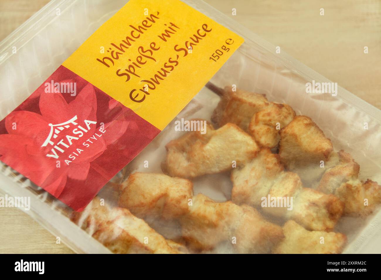 Amburgo, Germania - agosto 25 2024: Haehnchen-Spiesse Vitasia Asia Style Foto Stock
