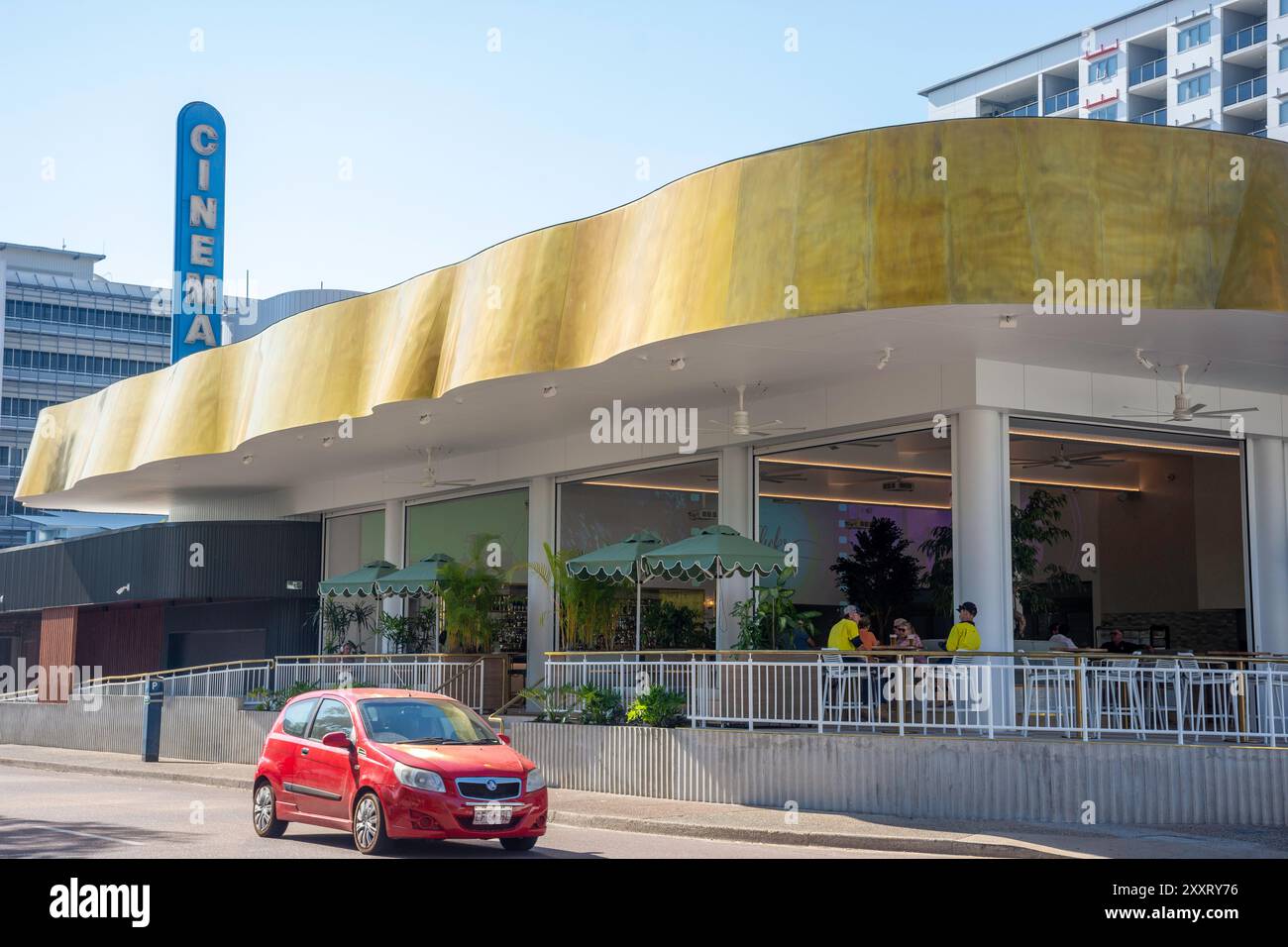 Flick's Bar in former cinema, Mitchell Street, C.B.D, City of Darwin, Northern Territory, Australia Foto Stock