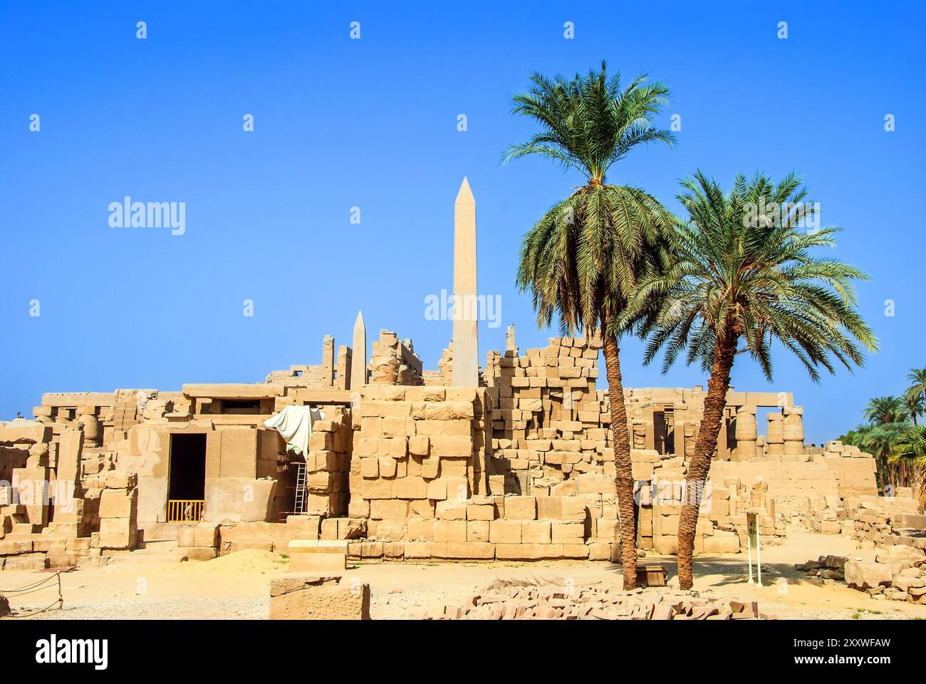 Tempio di Karnak complesso - Luxor, l'Alto Egitto Foto Stock