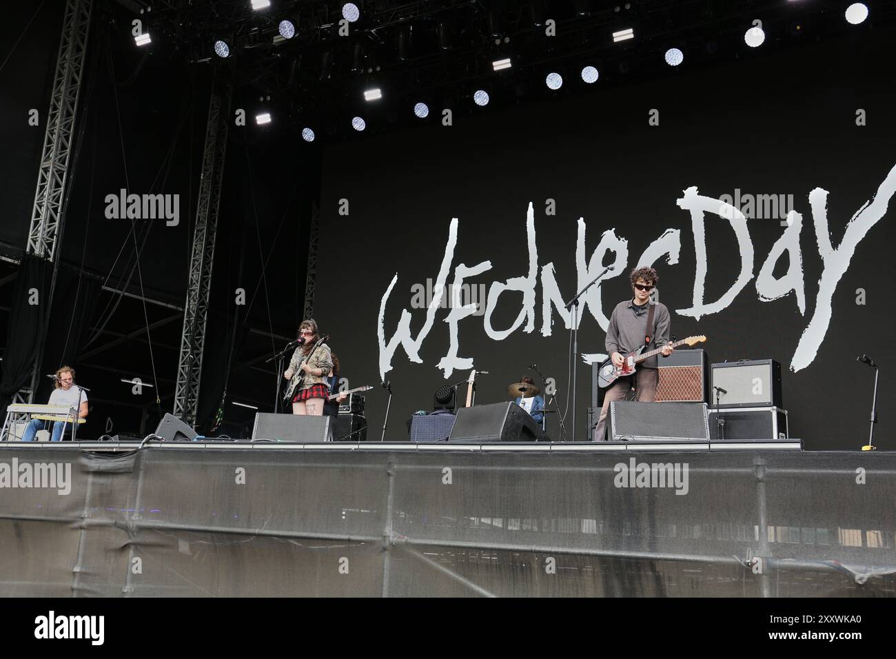 Londra, Regno Unito. 25 agosto 2024. Spettacolo del mercoledì presso L'ALL Points East Festival al Victoria Park credito: Glamourstock/Alamy Live News Foto Stock