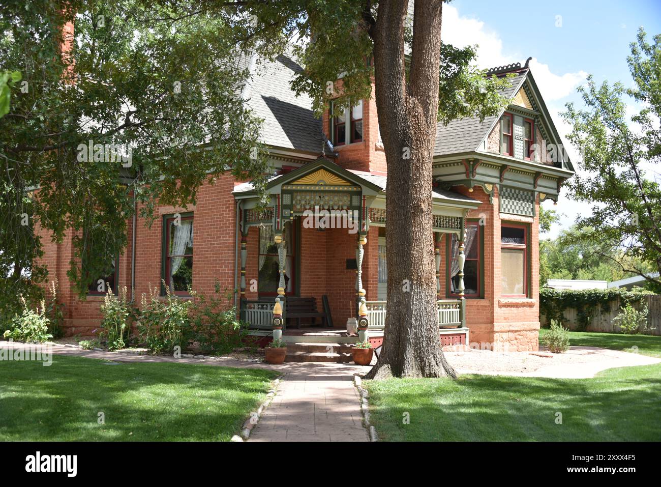 Kanab, Utah. U.S.A. 8/12/2024. Il Kanab Heritage House Museum, chiamato anche il gioiello di Kanab, conserva e riporta in vita i ricchi costumi. Foto Stock