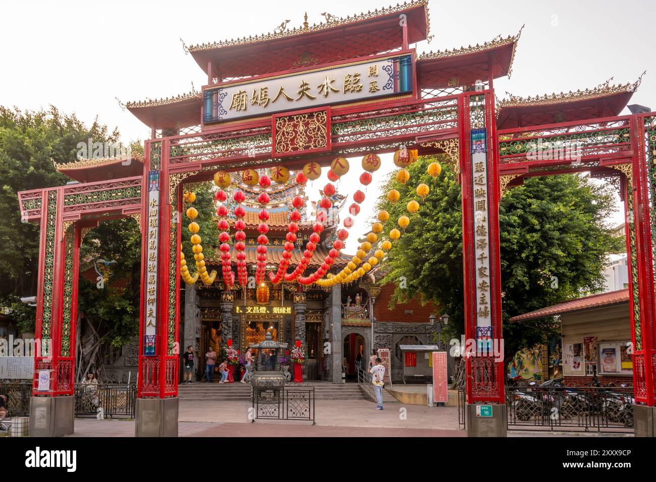 Tempio madre Kaiji Linshui Ladys a Tainan, Taiiwan Foto Stock