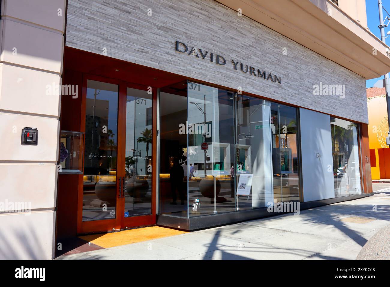 Negozio di moda DAVID YURMAN a Rodeo Drive, Beverly Hills Foto Stock