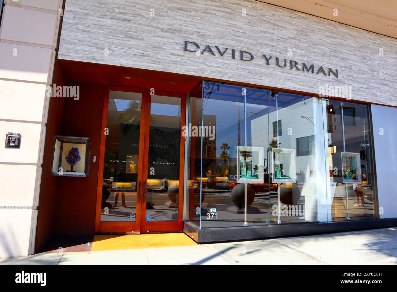 Negozio di moda DAVID YURMAN a Rodeo Drive, Beverly Hills Foto Stock