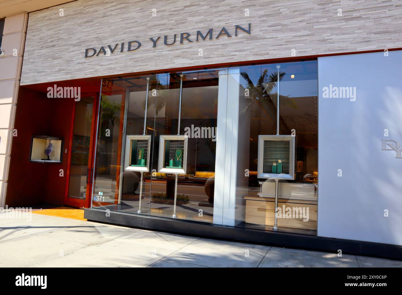 Negozio di moda DAVID YURMAN a Rodeo Drive, Beverly Hills Foto Stock
