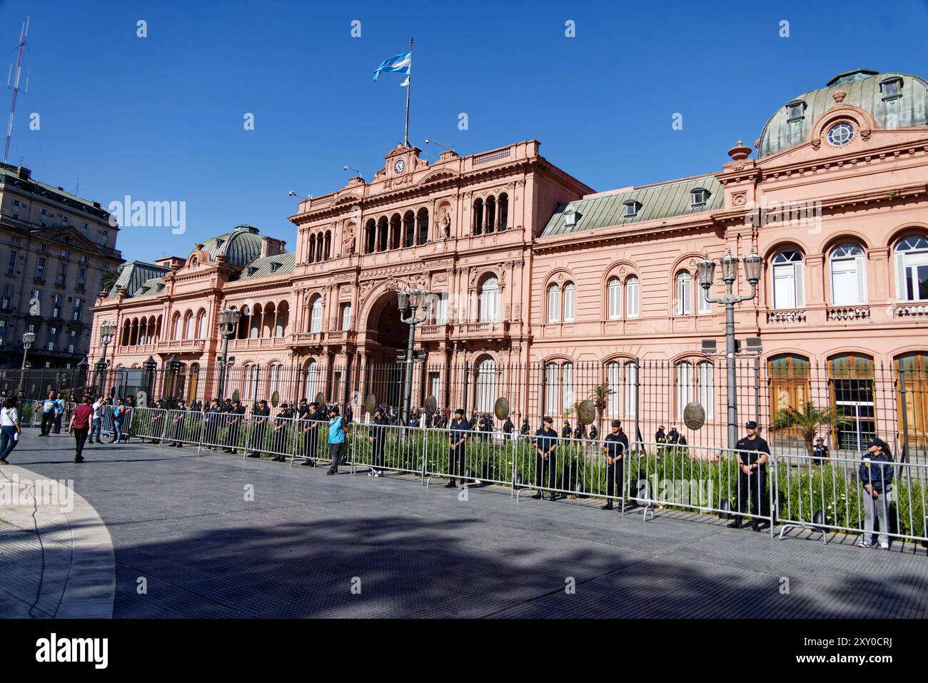 Buenos Aires, Argentina. 20 dicembre 2023. La Casa Rosa (Casa Rosada) è la sede del potere esecutivo argentino a Buenos Aires, Argentina. Foto Stock