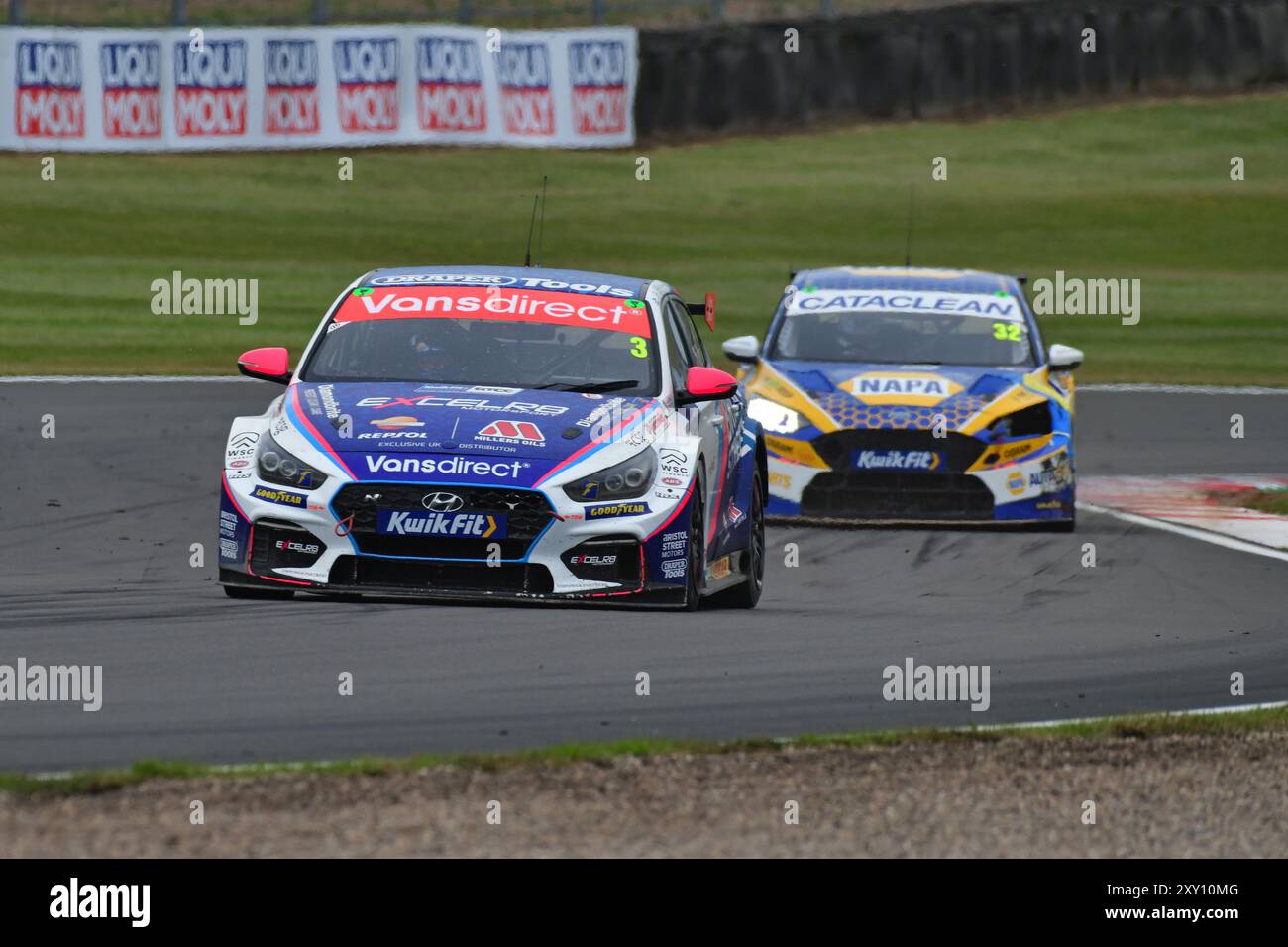 Tom Chilton, Hyundai i30N, Team Bristol Street Motors, Round 22, BTCC, British Touring Car Championship, round 22, 23 e 24 della stagione 2024, 25° Foto Stock