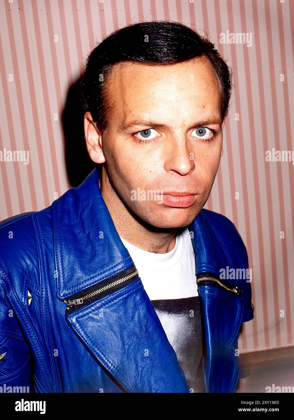 Gary Numan a Londra intorno al 1985 Foto Stock