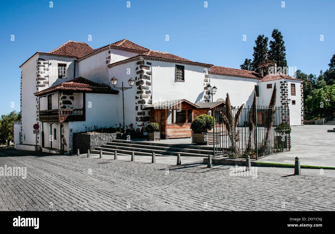 Vilaflor de Chasna, Tenerife, Comunidad Autonoma des Canarias, Spagna. Pedro de San José de Bethencourt, missionario in Guatemala e primo nativo Foto Stock
