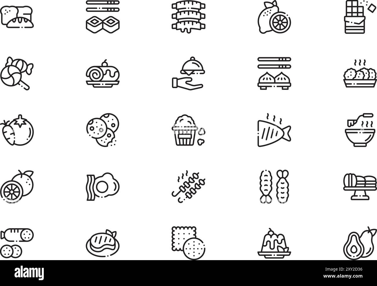 La raccolta Food icons (icone cibo) è un'illustrazione vettoriale con traccia modificabile. Illustrazione Vettoriale La raccolta Food icons (icone cibo) è un'illustrazione vettoriale con traccia modificabile. Illustrazione Vettoriale