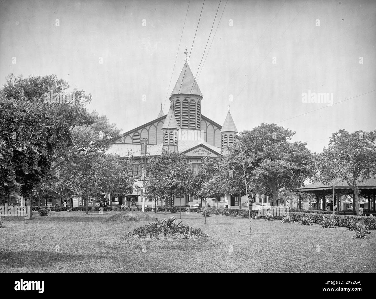 Ocean Grove Auditorium, Ocean Rove, New Jersey circa 1905 Foto Stock