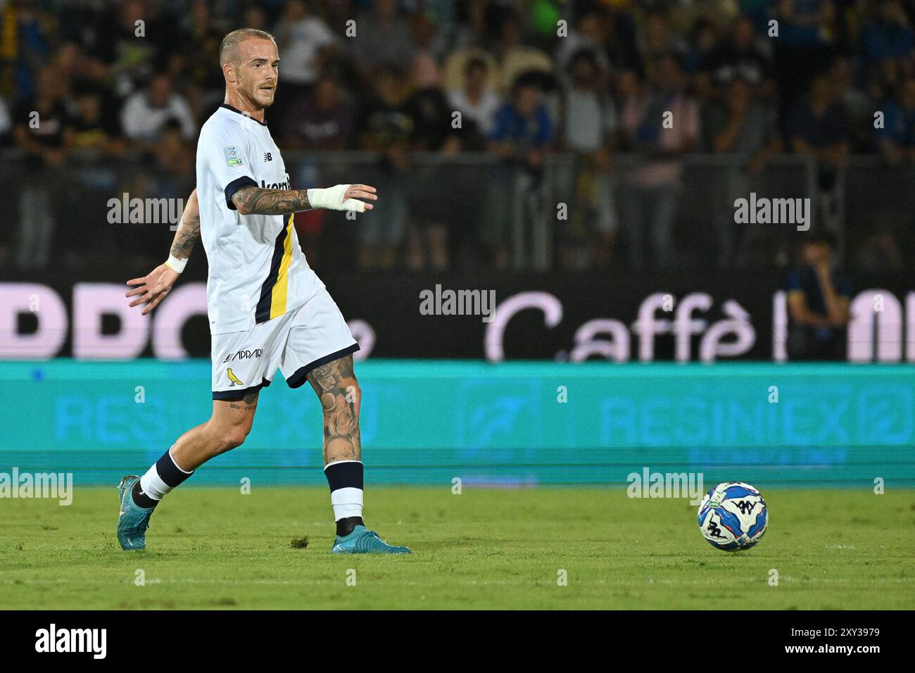 27 agosto 2024, Stadio Benito stirpe, Roma, Italia; serie B calcio; Frosinone contro Modena; Antonio Palumbo di Modena FC Foto Stock