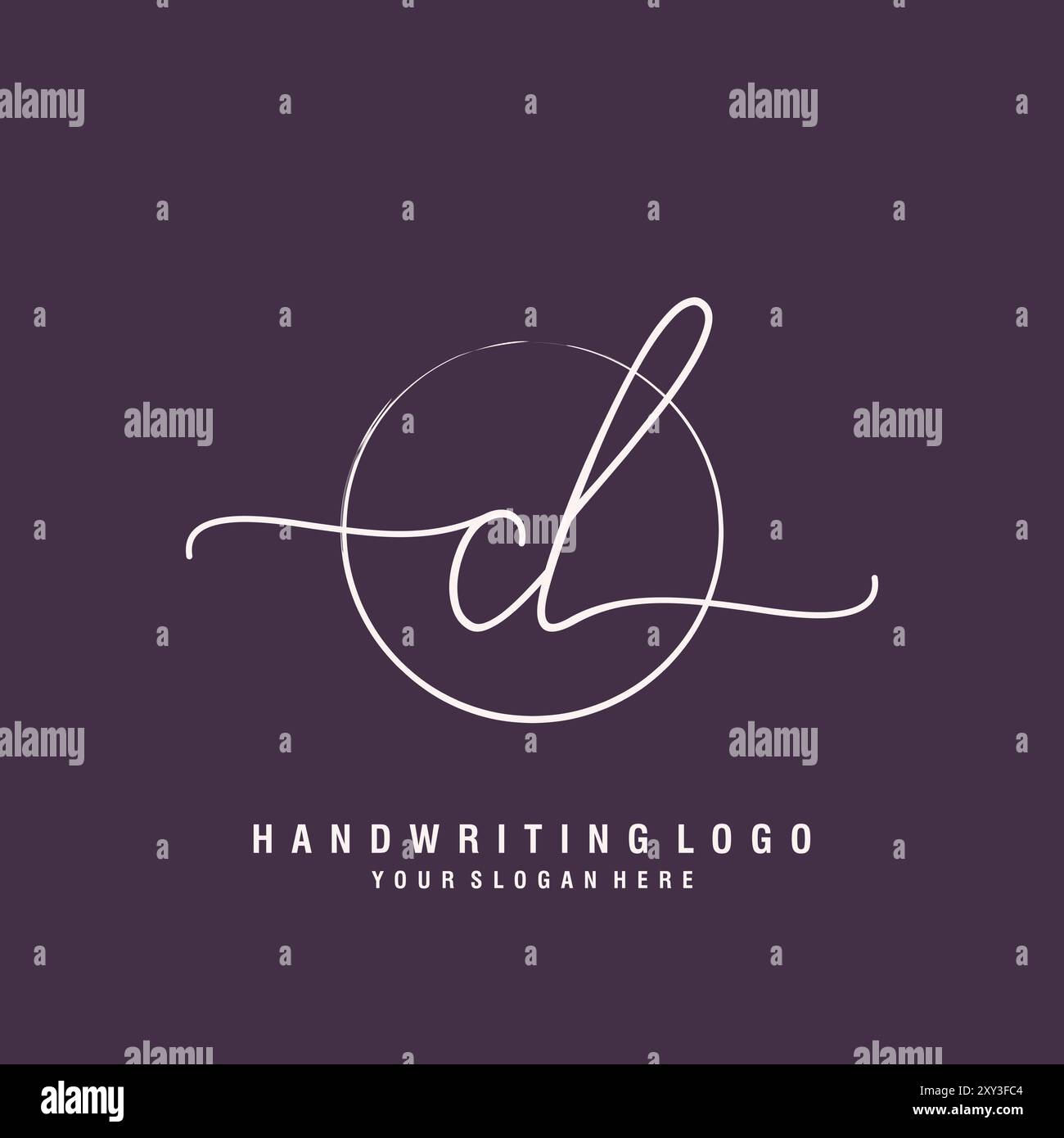 CL Letter logo minimal moderno Illustrazione Vettoriale