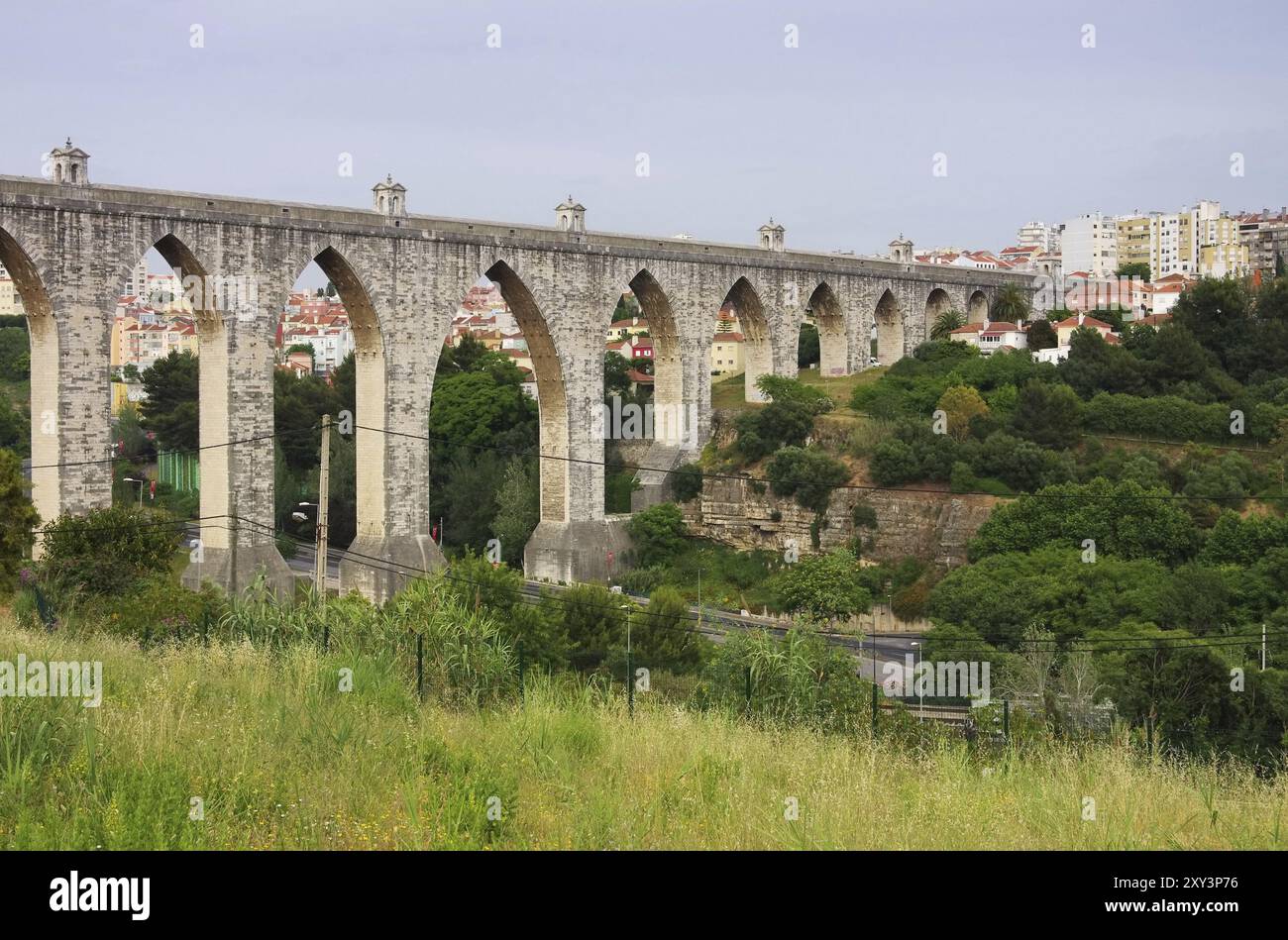 Acquedotto di Lisbona, acquedotto di Lisbona 01 Foto Stock