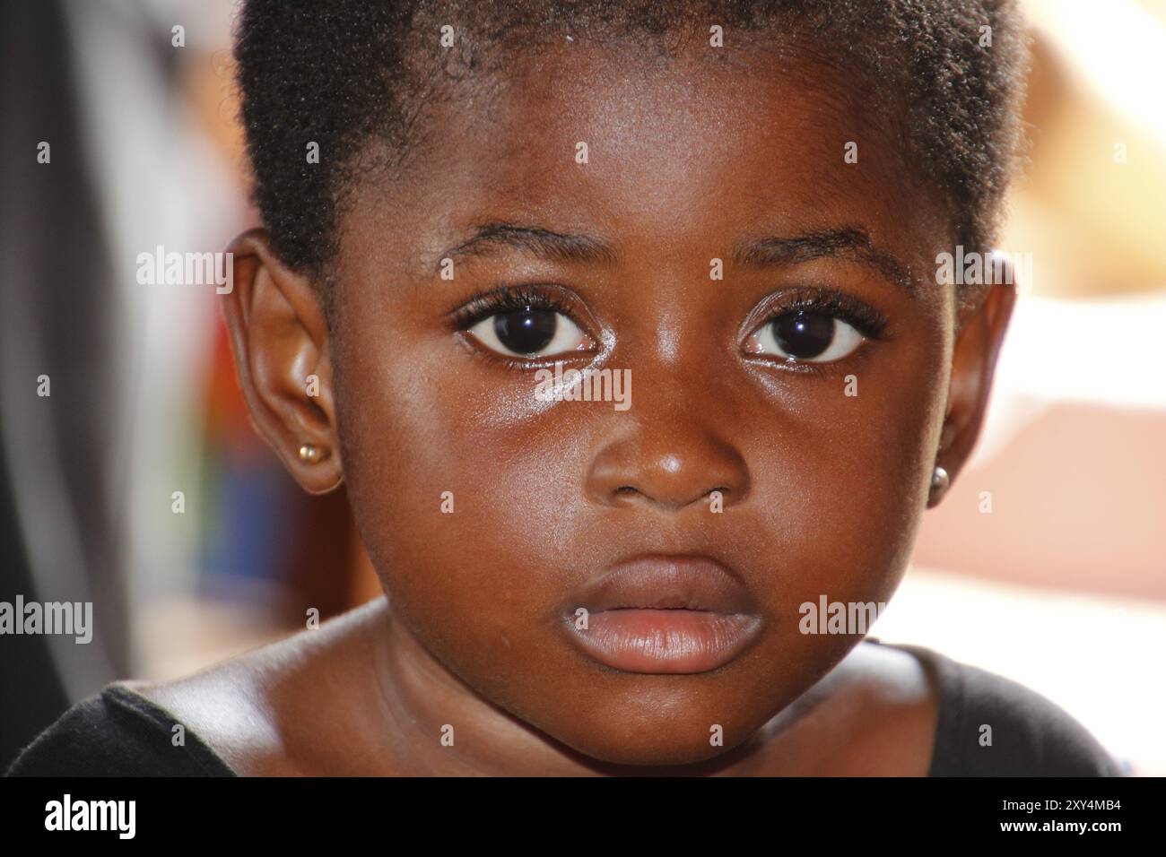 Konongo, bambino della scuola materna Foto Stock