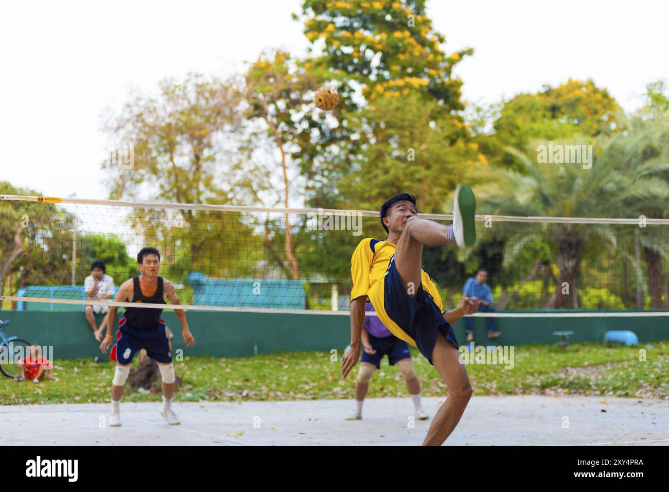 Palla Da Sepak Takraw – Verde – Misura 5 Pollici – Addestramento – Fatta In Thailandia