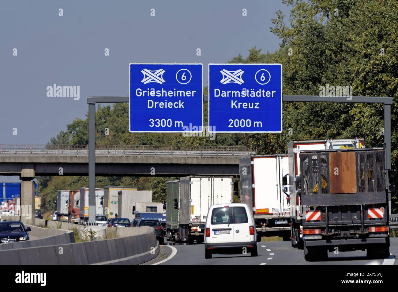 Ingorgo stradale auto Foto Stock