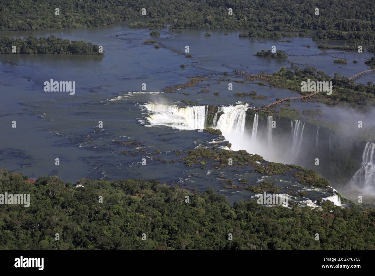 Cascate di Iguazu Foto Stock