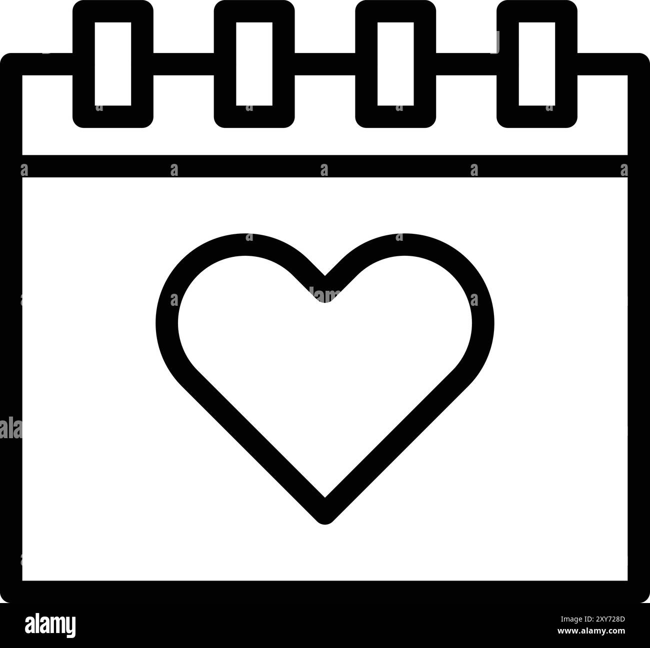 Illustrazione del design dell'icona vettoriale del giorno del matrimonio Illustrazione Vettoriale