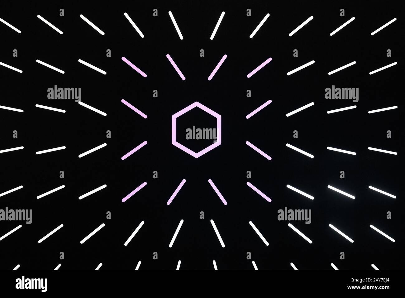 Texture moderna ed elegante. Sfondo nero astratto che si ripete con tratti caotici. Foto Stock