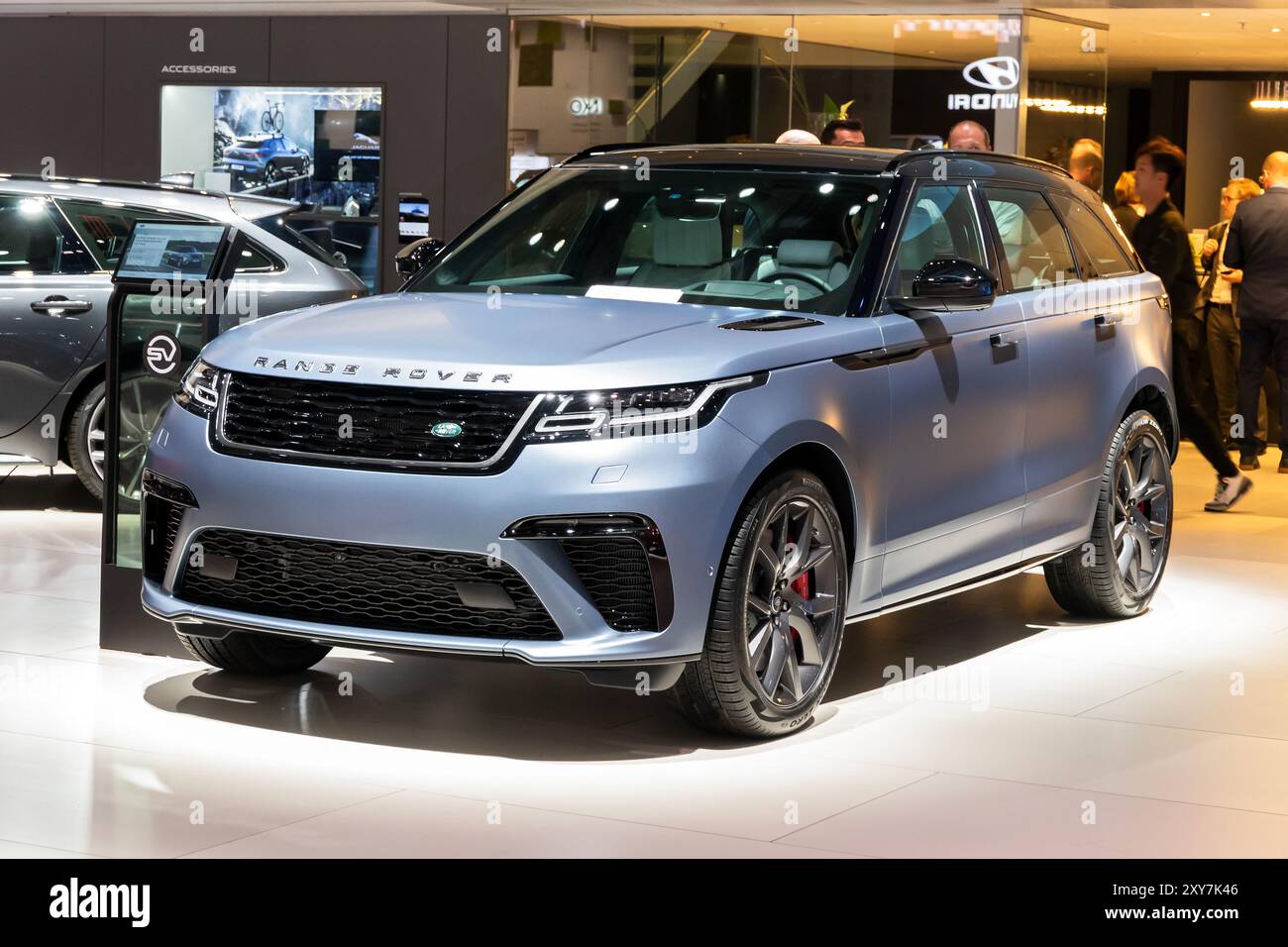 Land Rover Range Rover al Motor Show IAA di Francoforte. Germania - 11 settembre 2019. Foto Stock