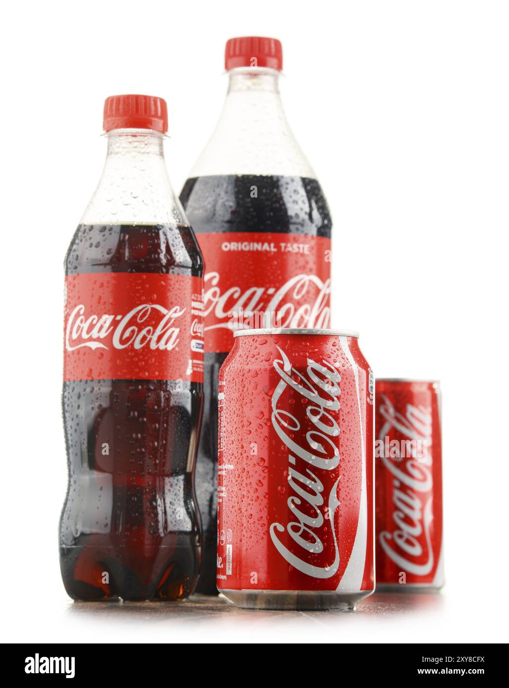 La Coca-Cola è una bevanda analcolica gassata prodotta dalla Coca-Cola Company con sede ad Atlanta, Georgia, Stati Uniti, Asia Foto Stock